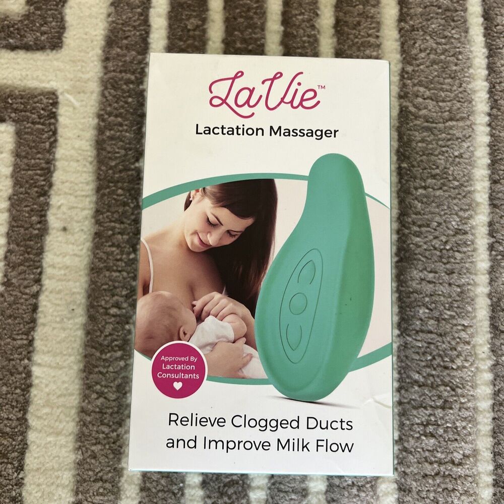 LaVie The Original Lactation Massager for Breastfeeding New Teal